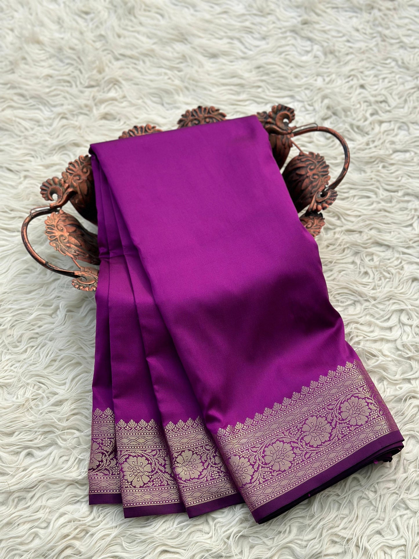Handwowen Banarasi Semi Katan Soft Saree (9SH99)
