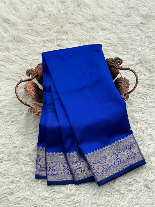 Handwoven Banarasi Semi Katan Soft Saree (9SH99)