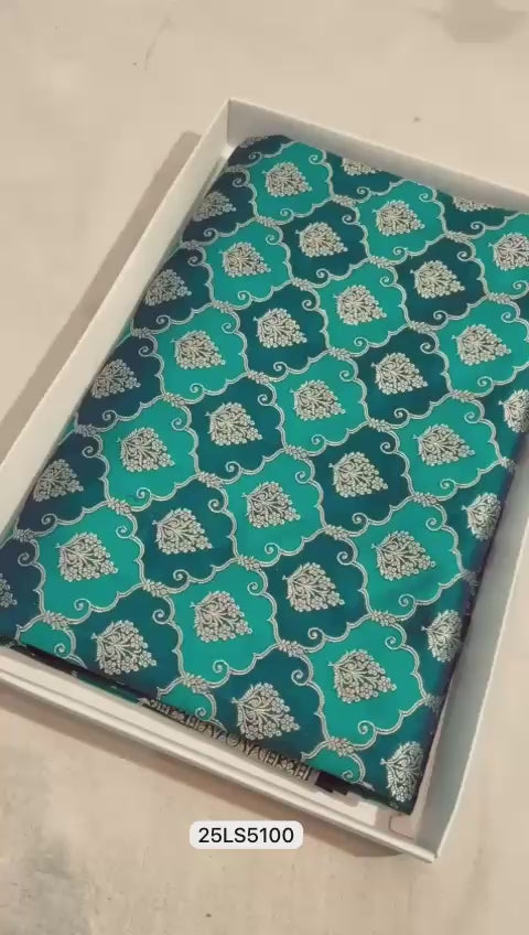 Green- Banarasi Mashru Silk Saree